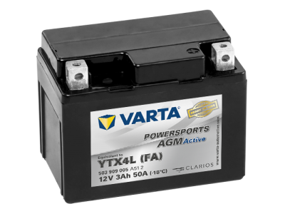VARTA Factory activated AGM YTX4L-4 12V 3Ah