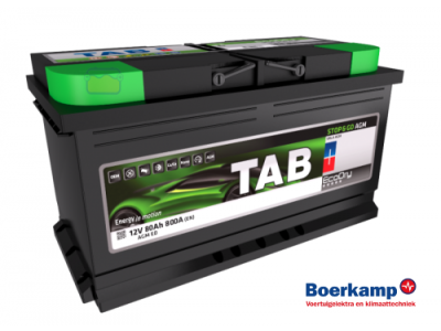 TAB STOP&GO L4AGM 12V  80Ah/20h 800CCA